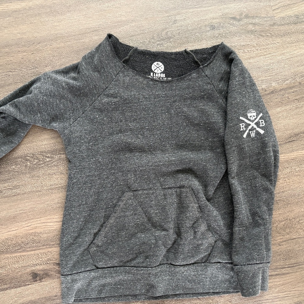 Red White and Blue scoop sweatshirt